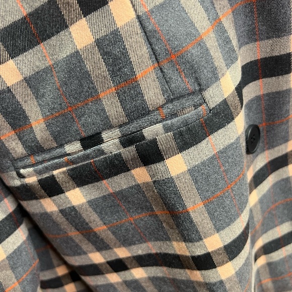 Nasty Gal Plaid Oversized Double-Breasted Blazer Jacket 14 - Picture 2 of 7